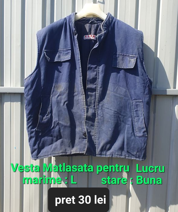 Vesta matlasata de lucru / L