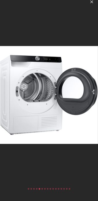 Vând uscător de rufe Samsung 9 kg + kit de suprapunere inclus