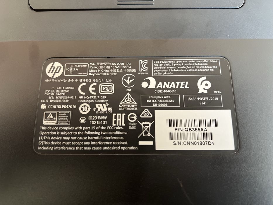 Безжична клавиатура HP