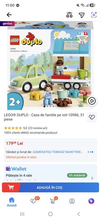 Lego Duplo nou, sigilat
