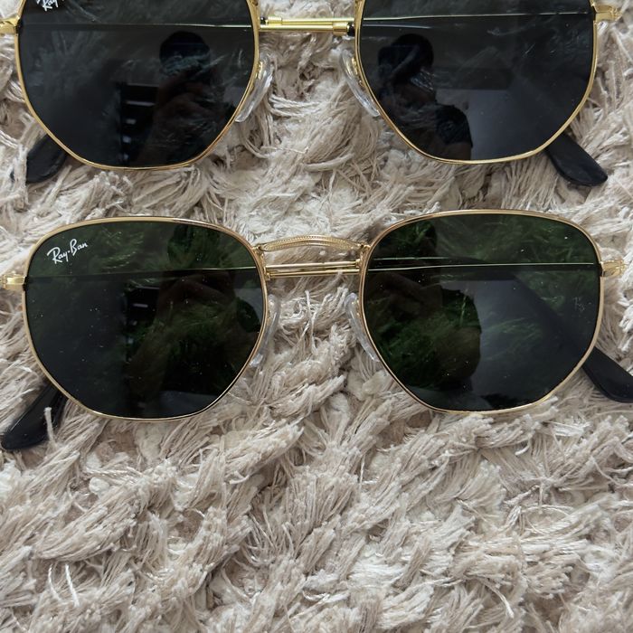 RayBan Hexagonal Fade / Green / Blue