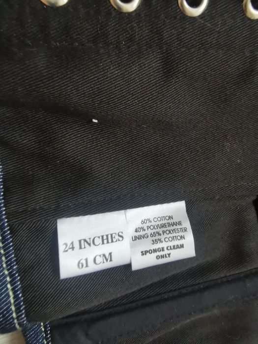 Corset întărit din denim mărimea S