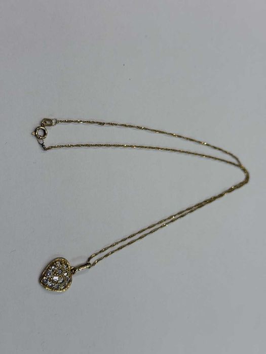 Златен дамски синджир със сърце – 3,30 г