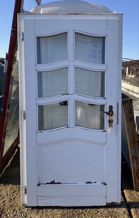Usa intrare lemn geam termopan H 211 x L 111 Germania