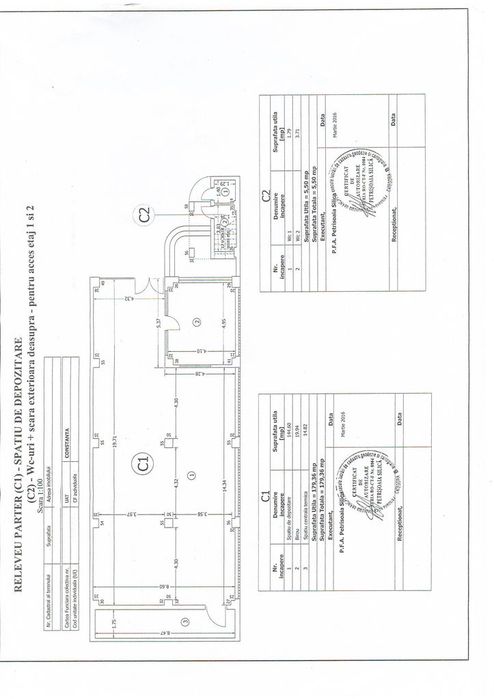 Spatiu comercial si de logistic P+1 -acces stradal principal