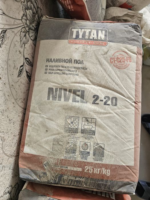 Наливной пол Nivel, 2-20.