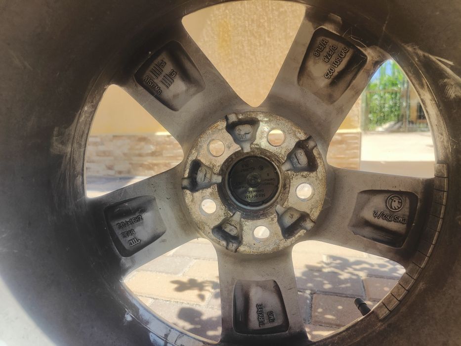 Set Roti Jante Aliaj Originale Skoda Antia R16 5x100 + Anvelope Vara 215/45 R16