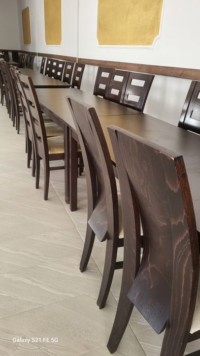 Масивен стол за трапезария