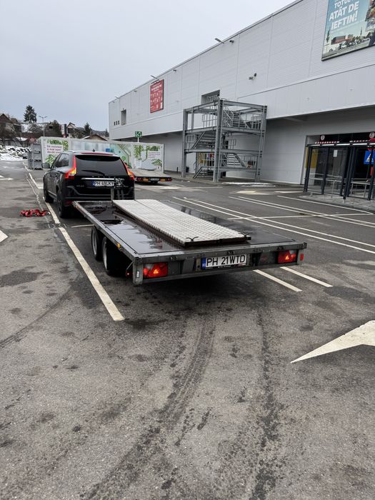 Remorca prelata si platforma auto Stema 2 axe 3500kg