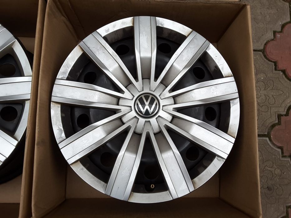jante tabla 17; 5x112; originale Vw Tiguan + capace originale