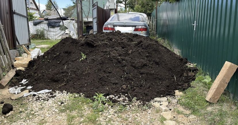 Доставка перегной чернозем .