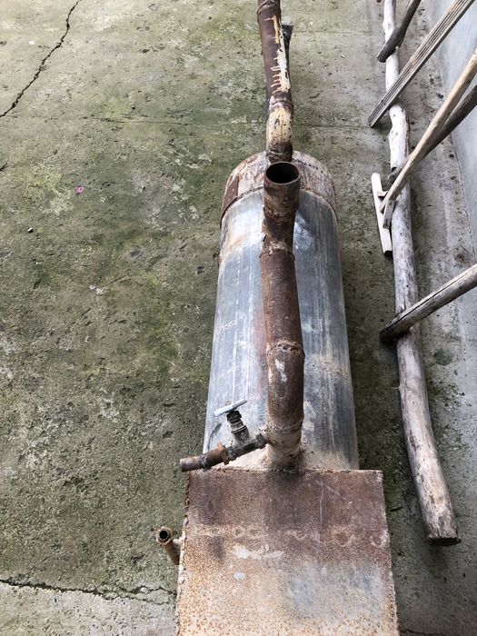 Кател 15ми трубaми в несколько слоев.