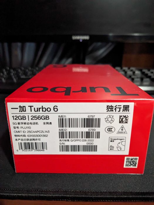 OnePlus Turbo 6 12/256 GB