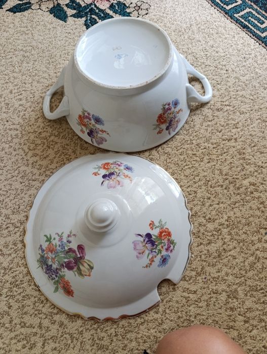 Супница.Дулево. Мейсенский букет