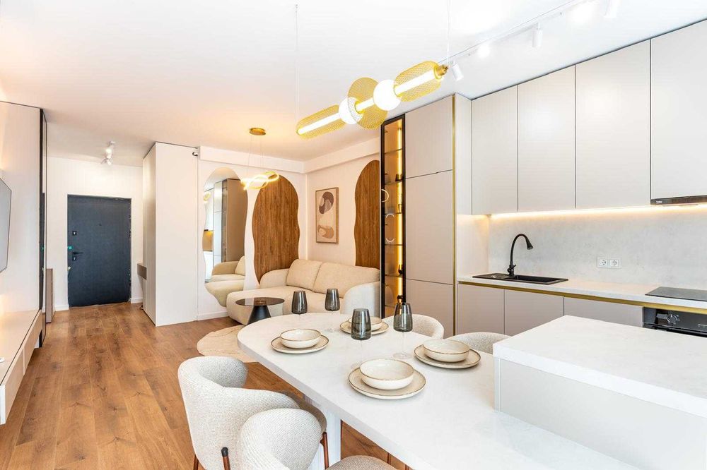 Apartament 2 camere, mobilat, ansamblu nou- Floresti, zona Tineretului, in apropierea viitorului Spital Regional