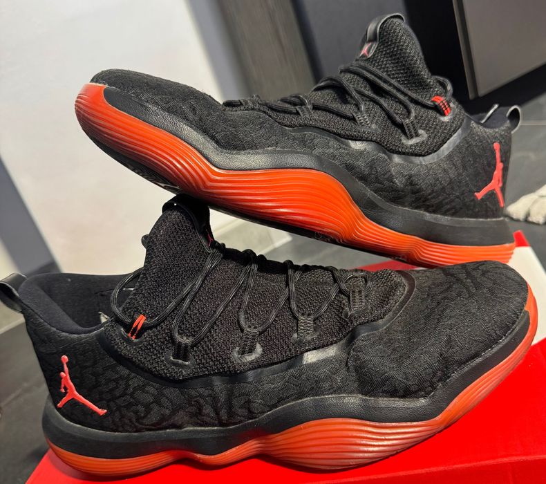 Маратонки Air Jordan Super Fly Low “Black Infrared” - 45 номер