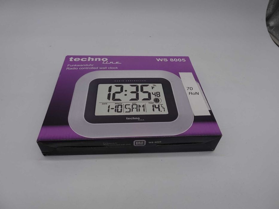 Ceas digital radio-controlat Techno Line WS 8005