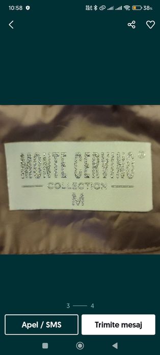 Haina / geaca fas dama, cambrata,
märimea M 38-40
70 lei