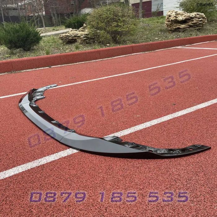 Лип спойлер сплитер предна броня BMW 4 G22 Coupe черен гланц бмв г22