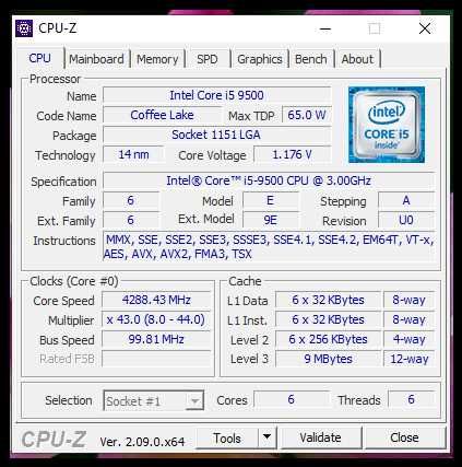 Дъно Gigabyte B360M D3P  + Intel® Core i5-9500 + 16gb ddr4