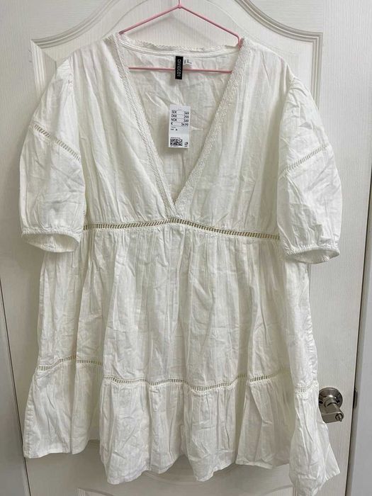 Новые летние платья H&M с кружевом, L(50/54) и /XL(54/58)