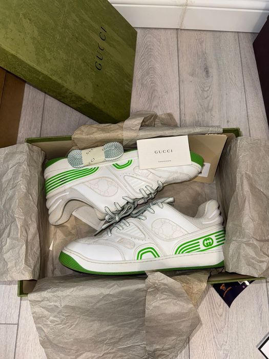 Adidasi Gucci Low White Autentici