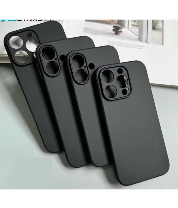 Iphone 12/13/14/15/16/17 PRO MAX Husa Silicon Guard Neagra Protect Cam