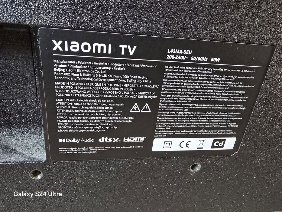 Телевизор xiaomi 43 инча