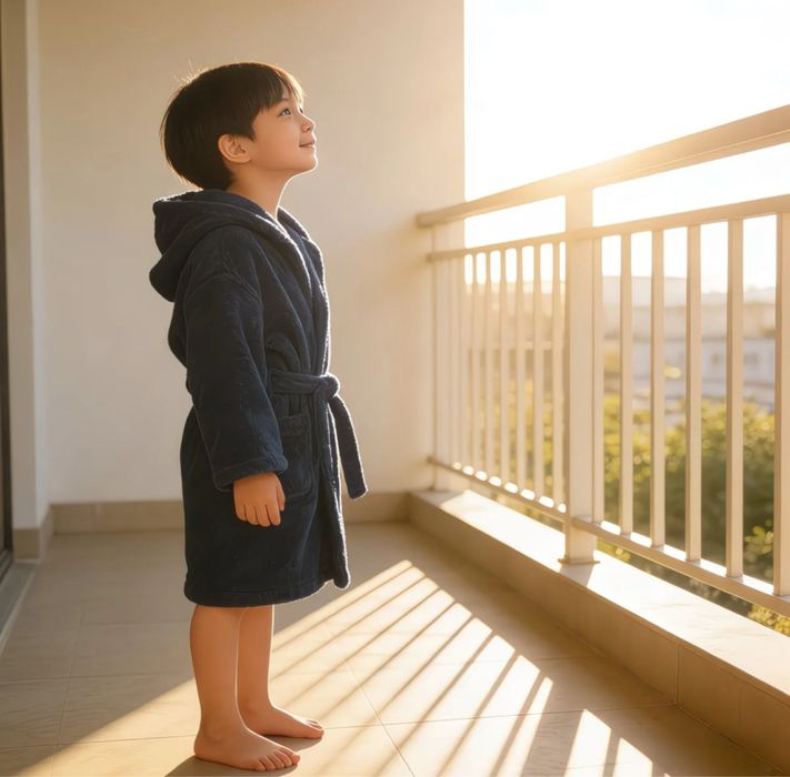 Халат детский банный