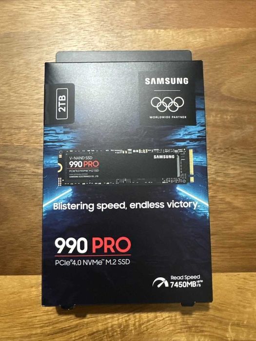 SSD SAMSUNG 990 PRO 2TB PCIe NVMe 4.0 x4 M.2 MZ-V9P1T0BW nou Sigilat