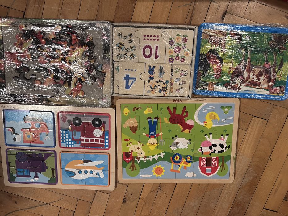 Пъзели, дървени, детски и за възрастни