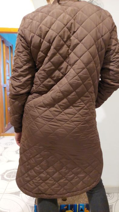 Geaca lunga ciocolatie