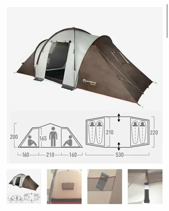 Палатка Outventure Twin Sky 4