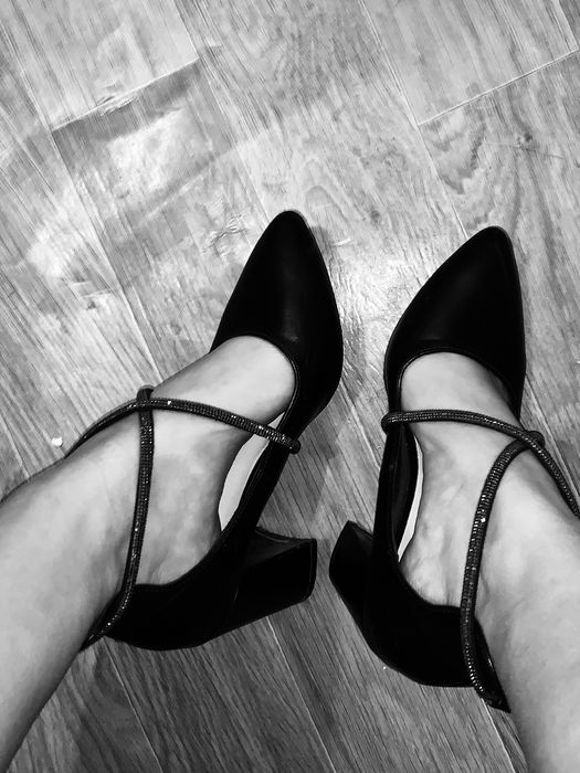 Туфли черный,надела 2,3раза