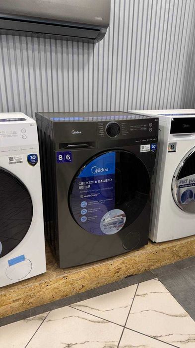 Стиральная машина Midea MF200D80WB/T‑C +СУШКА / САМЫЕ НИЗКИЕ ЦЕНЫ +NEW