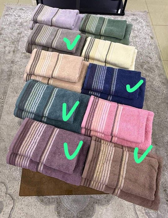 Полотенца банные и лицевые