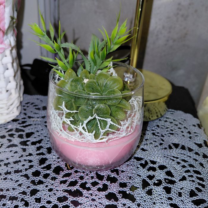 Свещи декорация за подарък