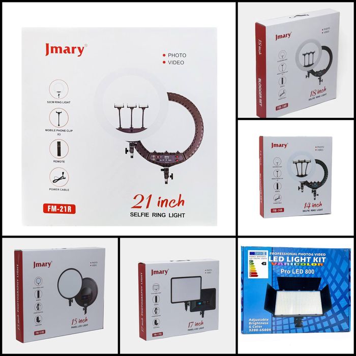 Видеосвет Pro LED / Jmary/ свет для видео и фото / Доставка 24/7