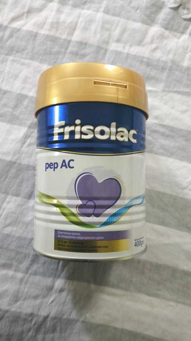 Aдаптирано мляко за кърмачета FRISOLAC pep AC ABKM