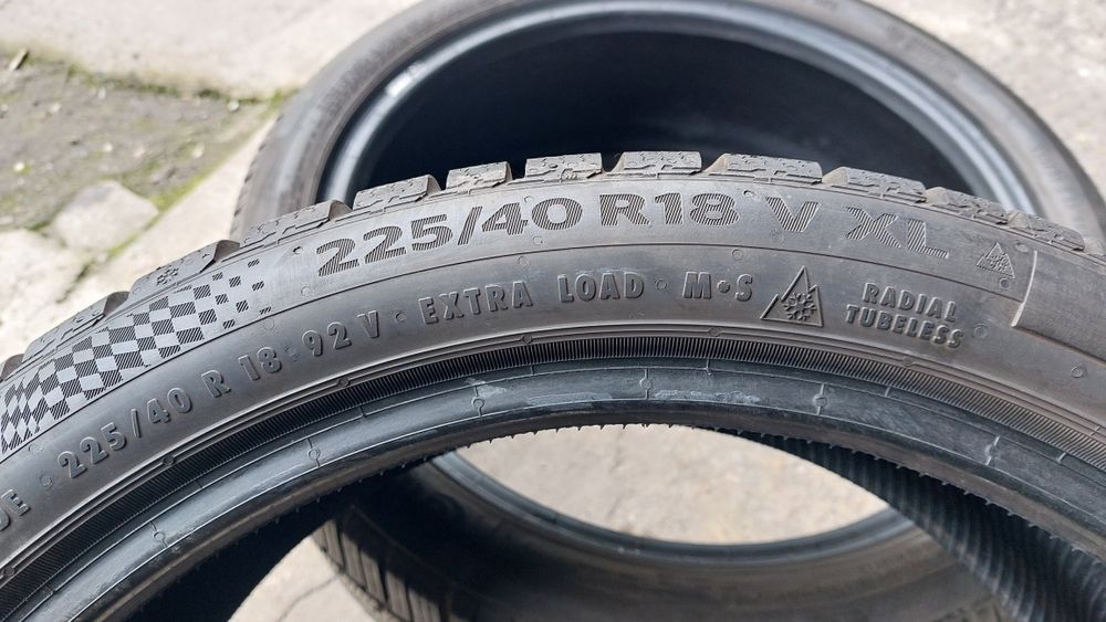 Зимни гуми 225/40/18 Continental WinterContact RSC 2 броя