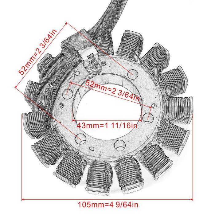 Stator Nou Yamaha R1 2009-2014 Alternator 2010 2011 si 2012 2013 A402