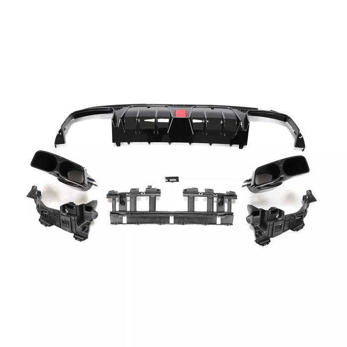 AMG 63 Дифузьор Задна Броня Mercedes C W205 Мерцедес Ц В205 АМГ