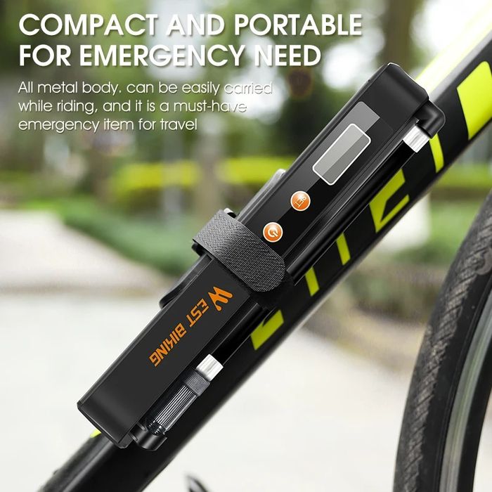 Pompa de aer inteligenta bicicleta-moto