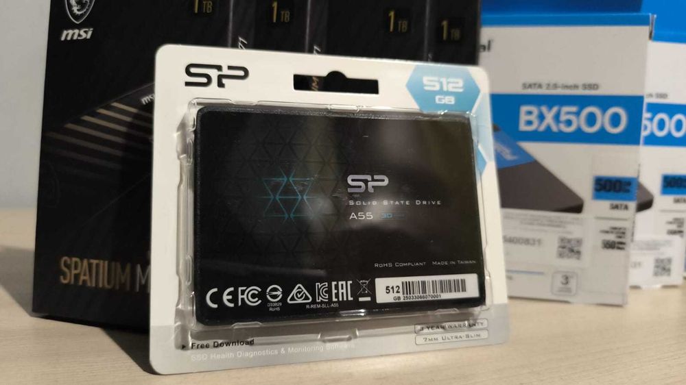 SSD-накопители / 512GB /1000GB/2000GB