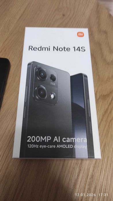 Redmi note 14 S  31.12.25г.с две години гаранция отЗора