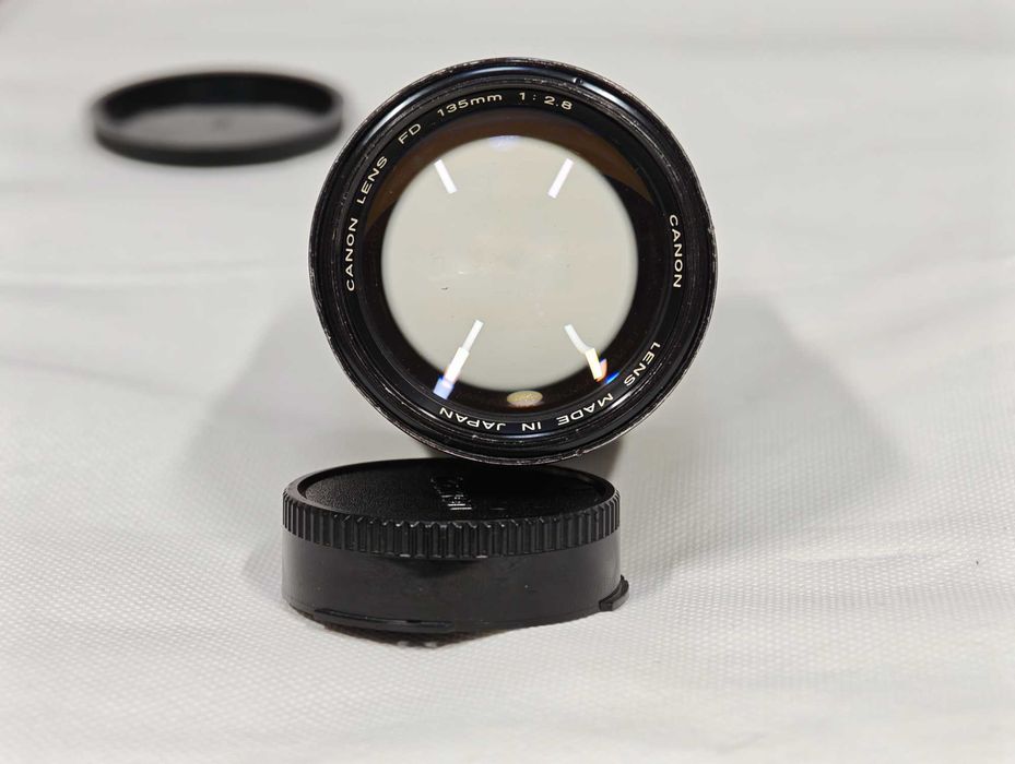 Obiectiv Canon FD 135mm f/2.8 "U.S. NAVY" (USS Midway) #133742 *RARITATE*