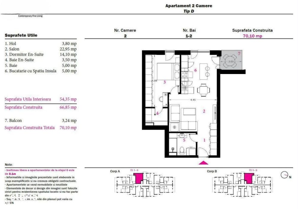 Apartament 2 camere premium | Pipera Plaza