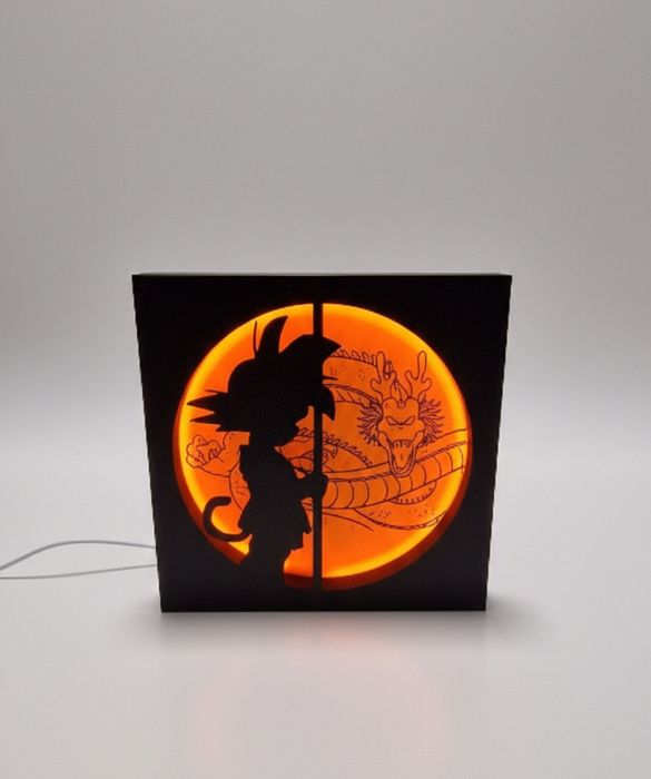 Lampa Ambientala Dragon Ball - Goku & Shenron - Cadou Fan Anime / Mang