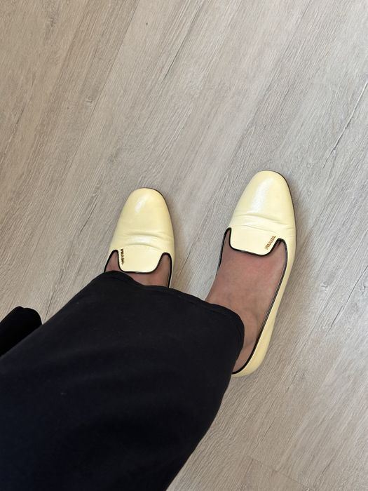 Балетки лоферы Prada