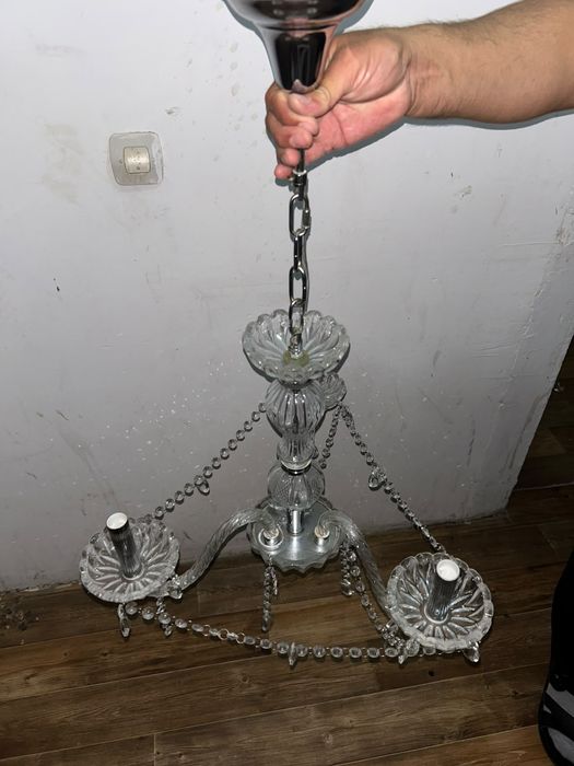 Люстра хрюстальный
